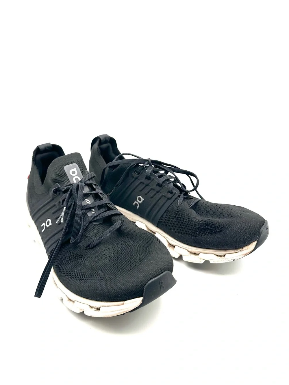 On Running Cloud Men's Black and White Sneakers